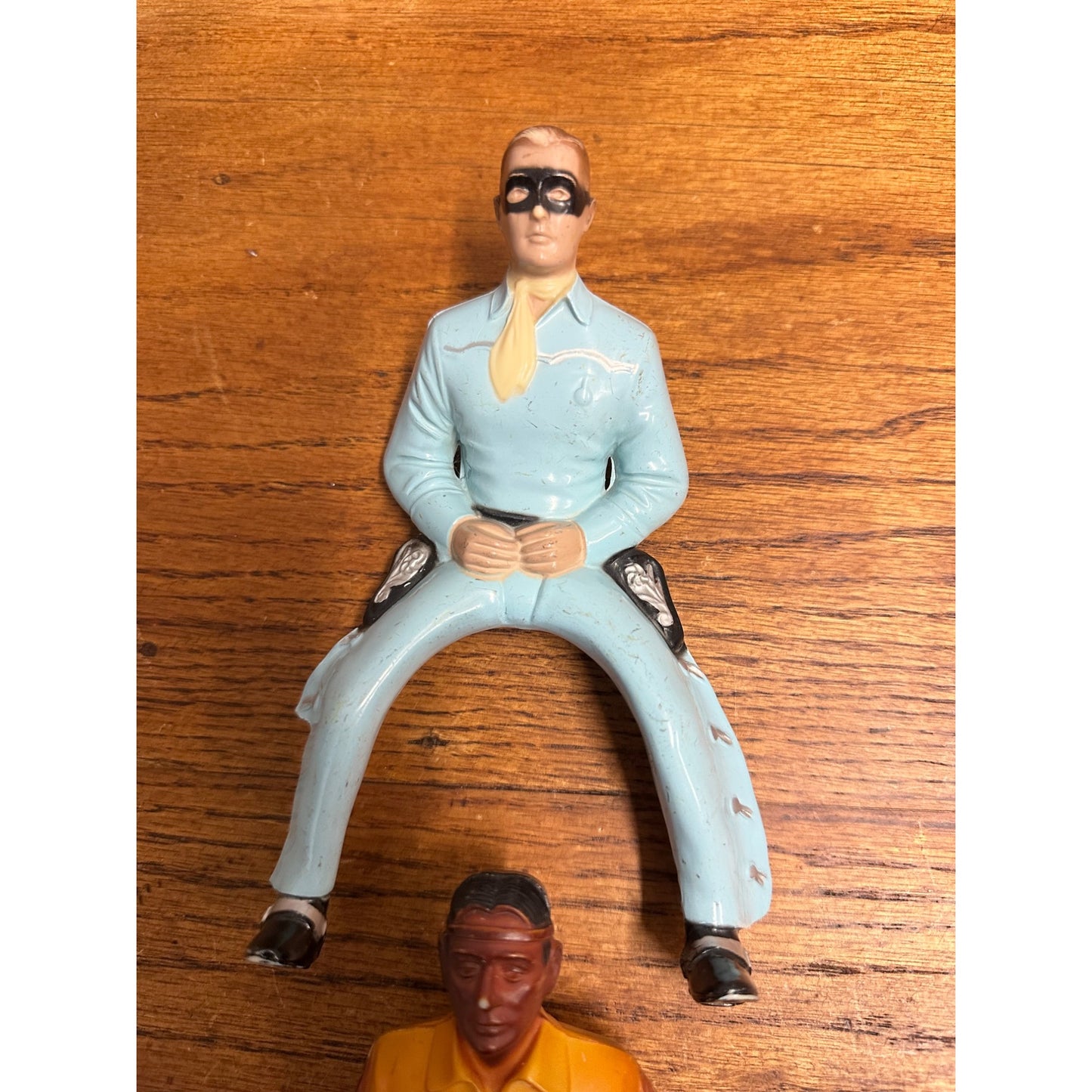 Vintage The Lone Ranger & Tonto Action Figures 1950s Hartland Plastics