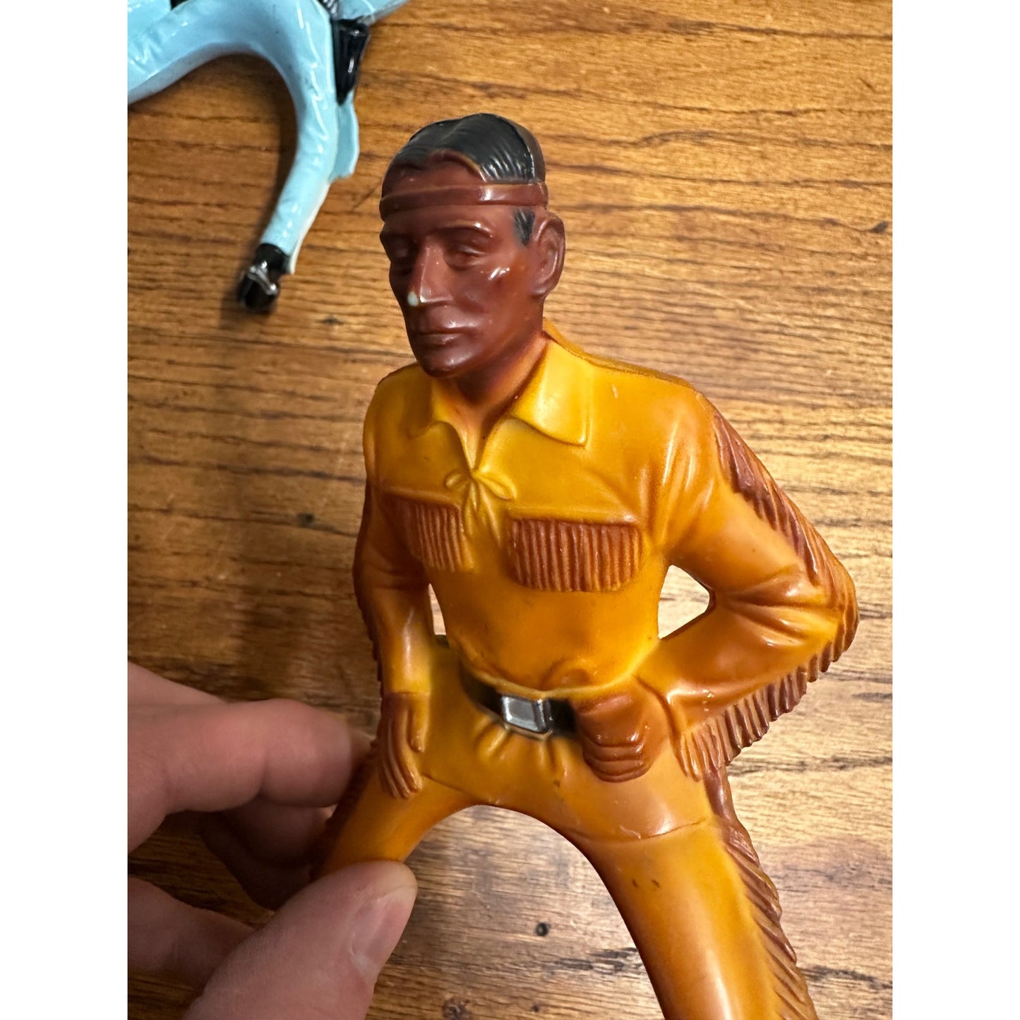Vintage The Lone Ranger & Tonto Action Figures 1950s Hartland Plastics