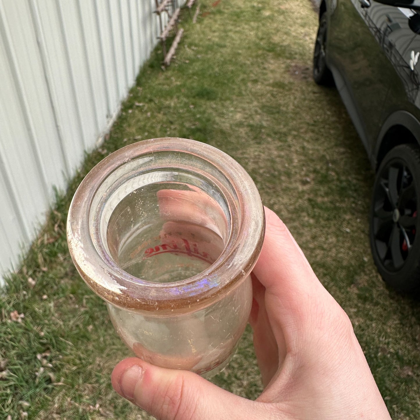 Half Pint Verifine Dairy Milk Bottle Sheboygan Fond du lac Ice Cream Wisconsin