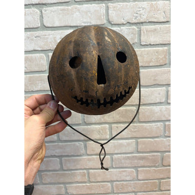 RARE Antique Vintage Halloween Parade Torch Tin Metal Lantern