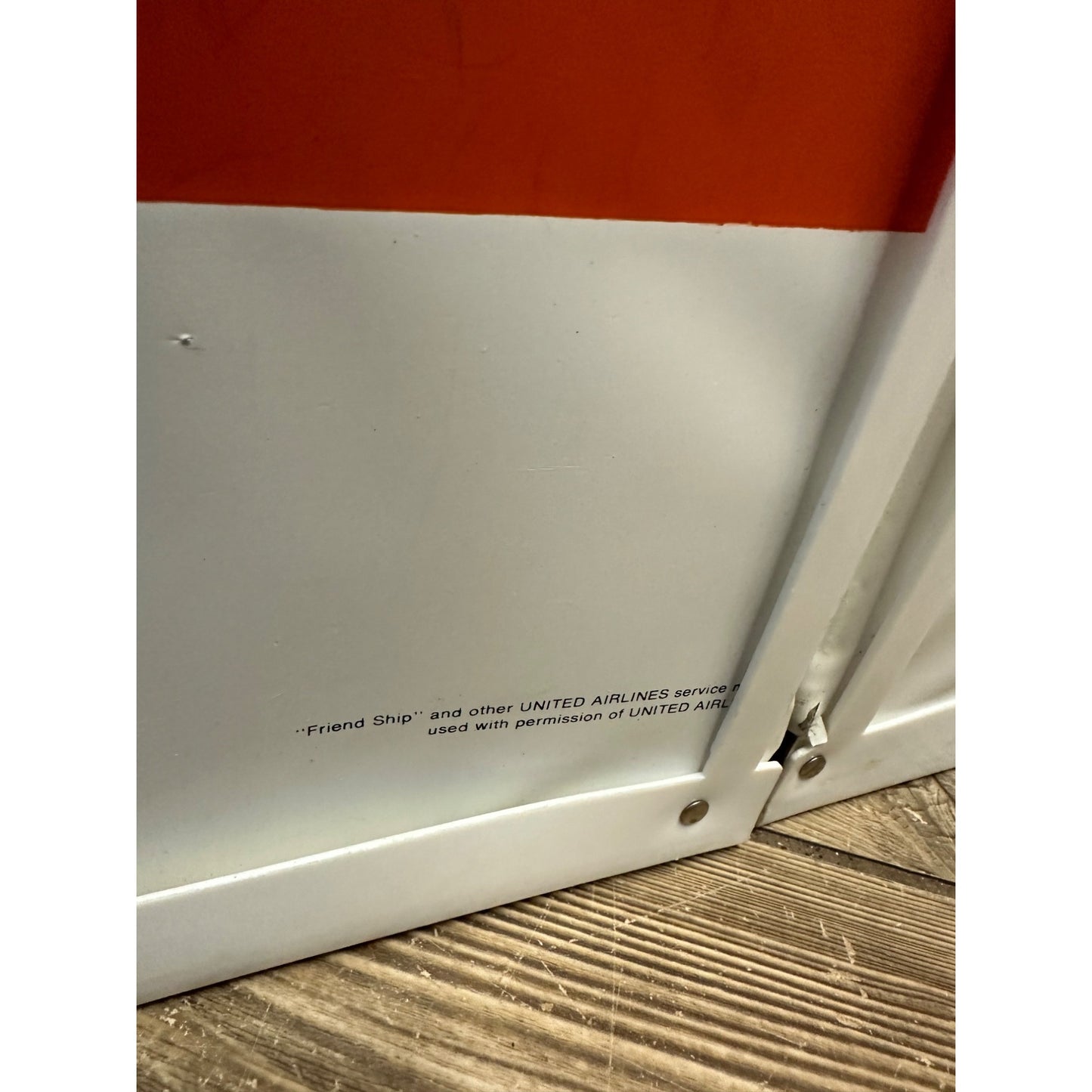 VINTAGE BARBIE FRIEND SHIP AIRPLANE CASE 1970S MATTEL #8639 UNITED AIRLINES