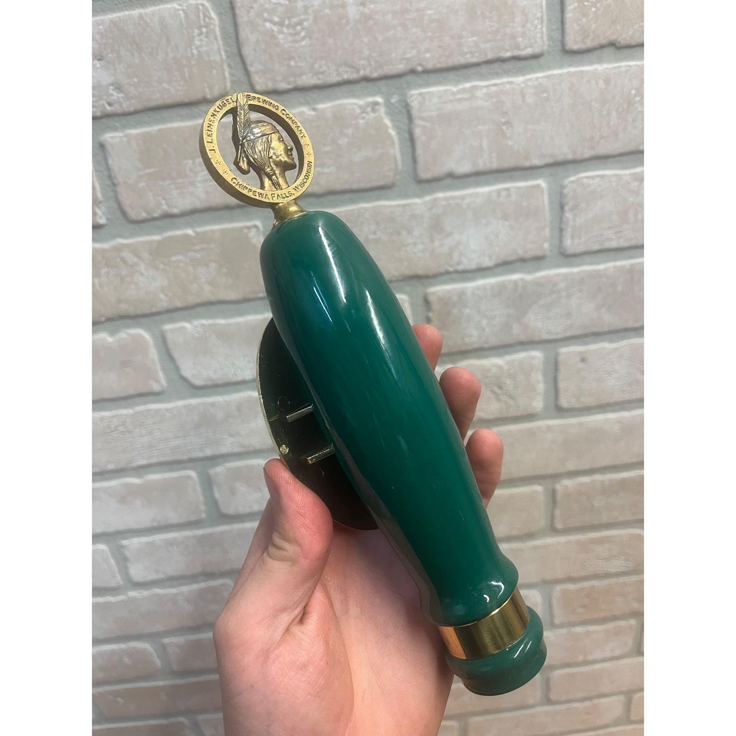 Vintage Leinenkugels Leinies Creamy Draft Beer Tap Handle