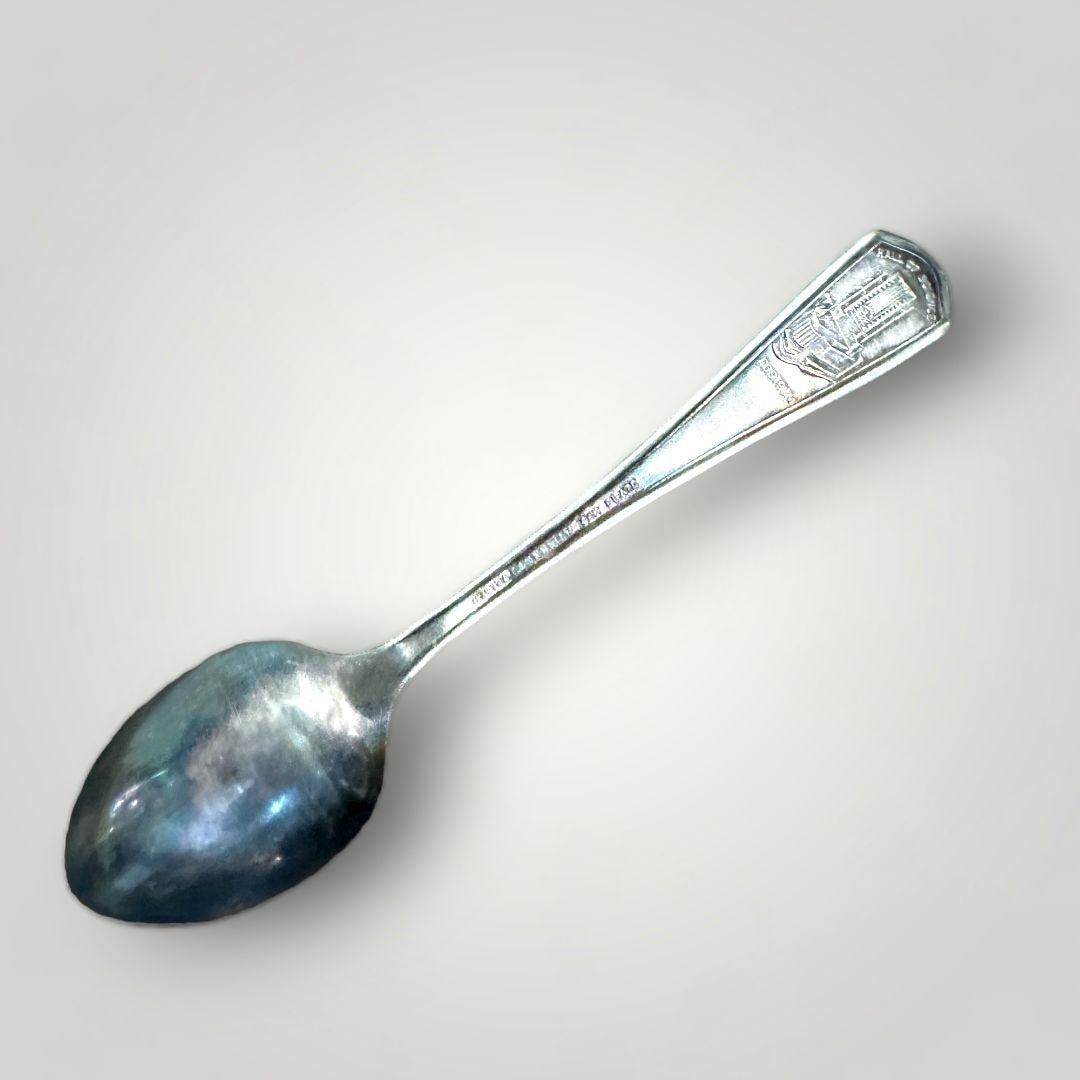VINTAGE 1933 CHICAGO WORLD'S FAIR CENTURY OF PROGRESS SPOON - SCIENCE COURT