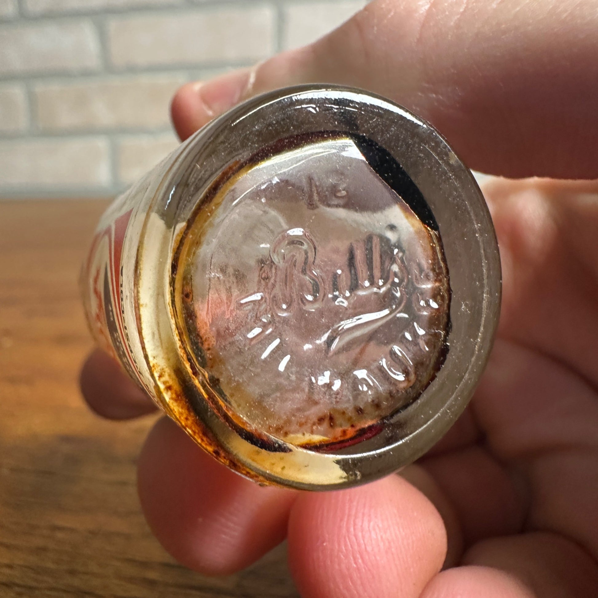 Rare Pepsi Cola Mini Bottle 1930's 1940's Double Dot Litho Cap Soda