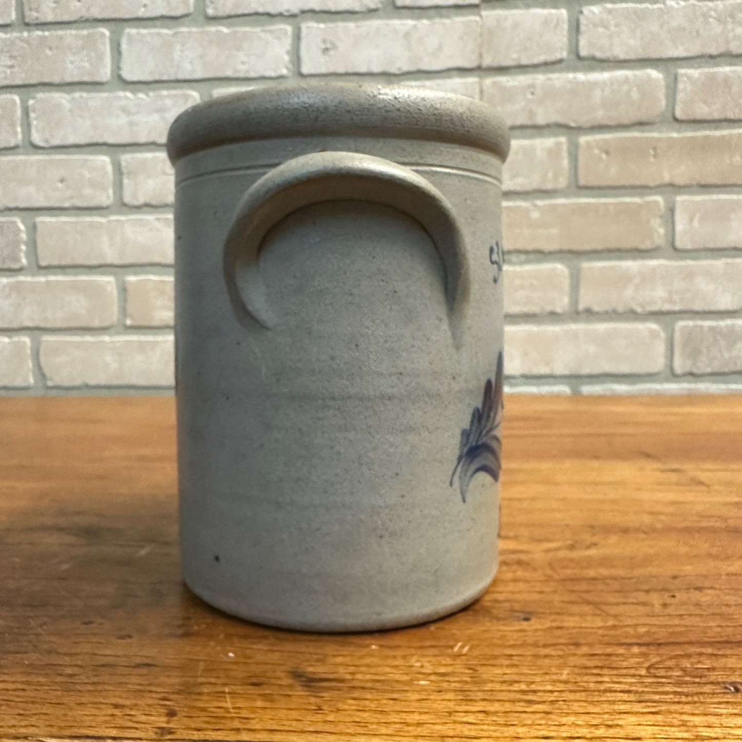 Vintage Rockdale Stoneware Crock St. Charles Illinois 1993 Edgerton Wis