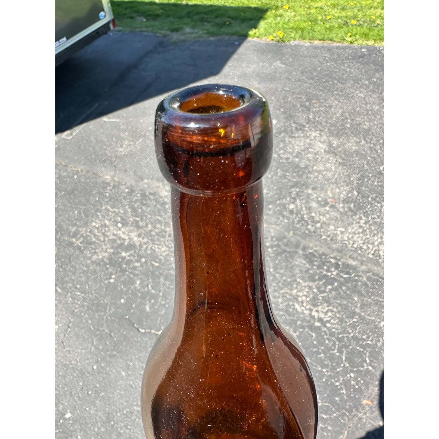 Vintage Quart Phil Scheuermann Brewery Hancock Michigan Beer Bottle