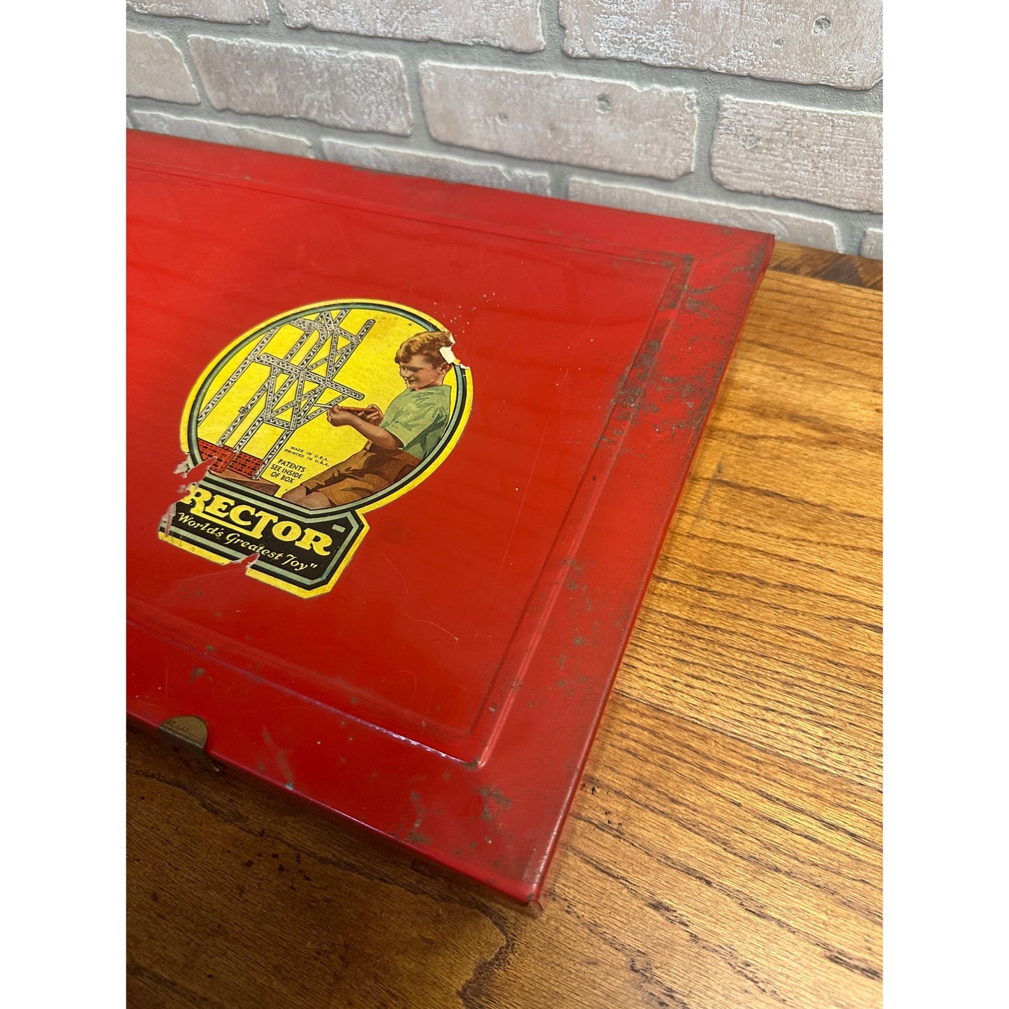 Vintage 1951 Gilbert Erector Set 8 1/2 Electric Giant Ferris Wheel