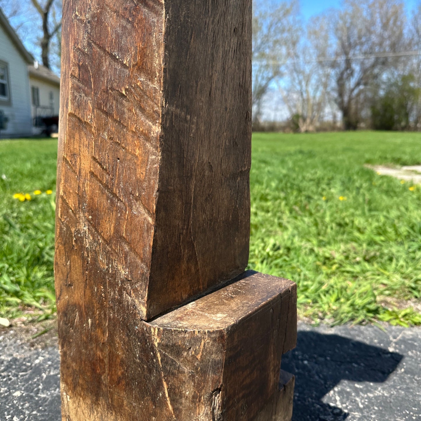 Antique 1800s Barn Beam Reclaimed Architectural Salvage Rustic Decor Art