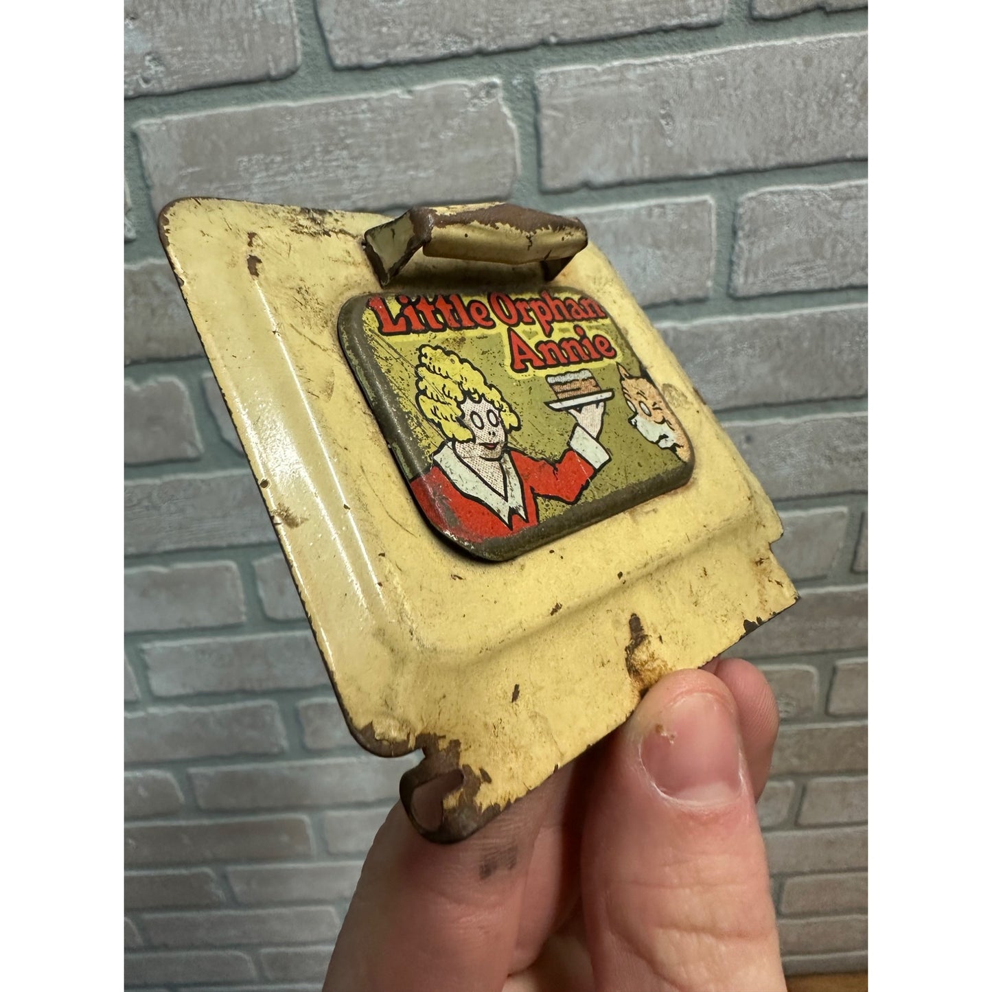 Vintage 1930s Little Orphan Annie Replacement Electric Stove Oven Door Part
