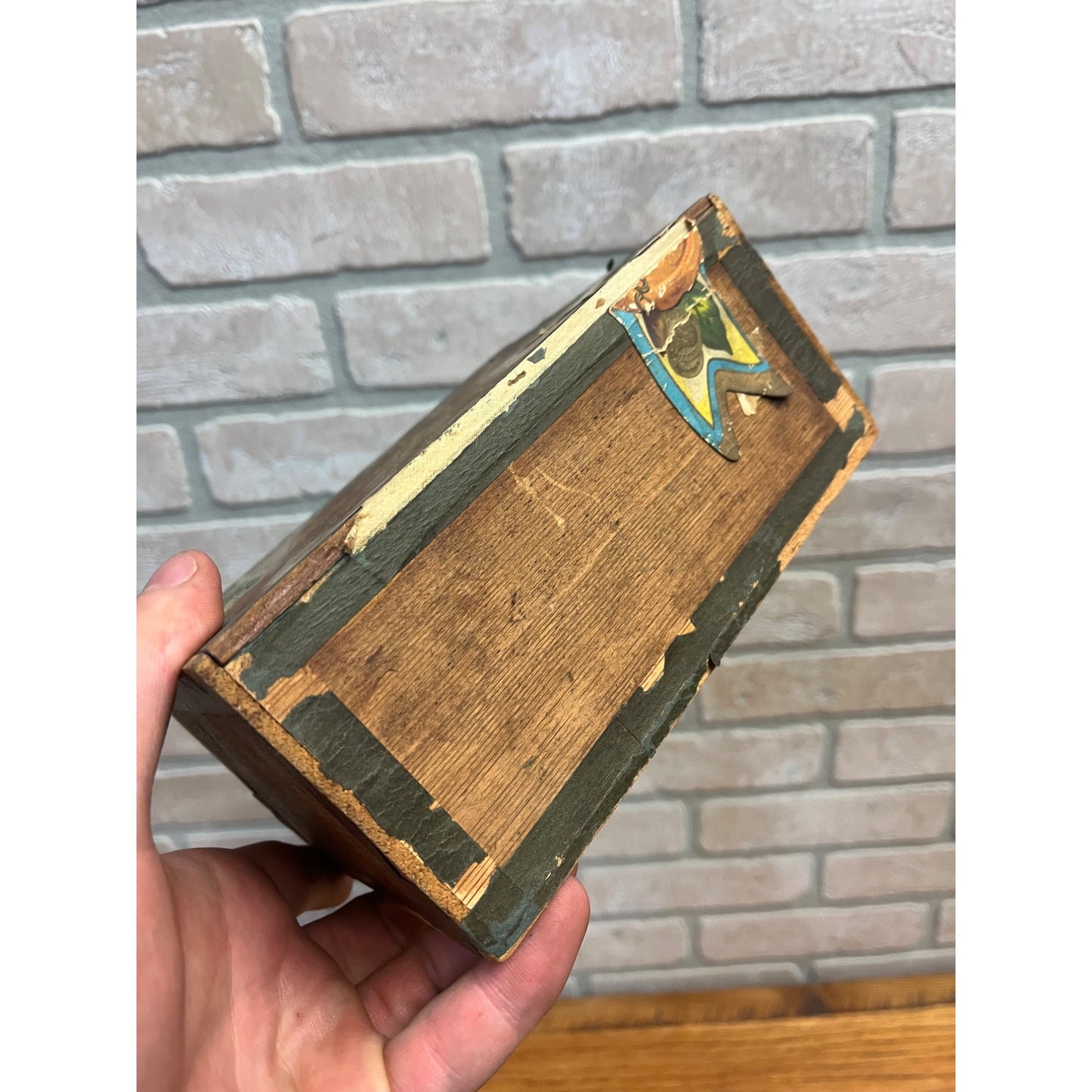 Vintage 1920s My Daisy Wooden Cigar Box Port Washington Wis Wisconsin Zausch