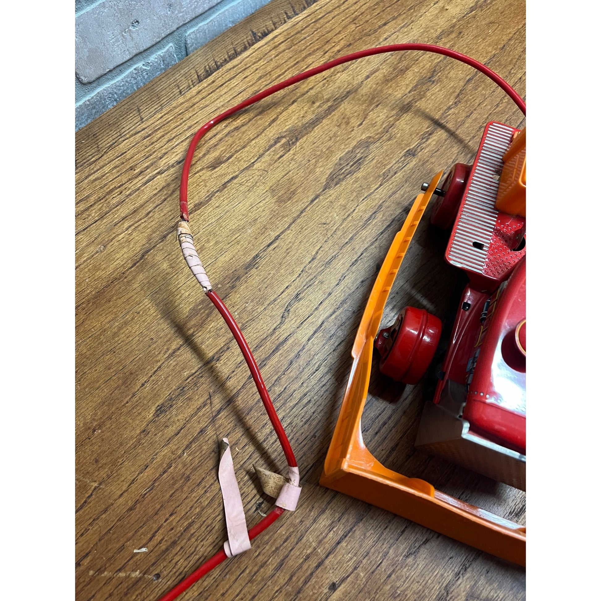 Vintage 1960s Cragston Tin Litho Bulldozer Battery Operated Toy - Japan