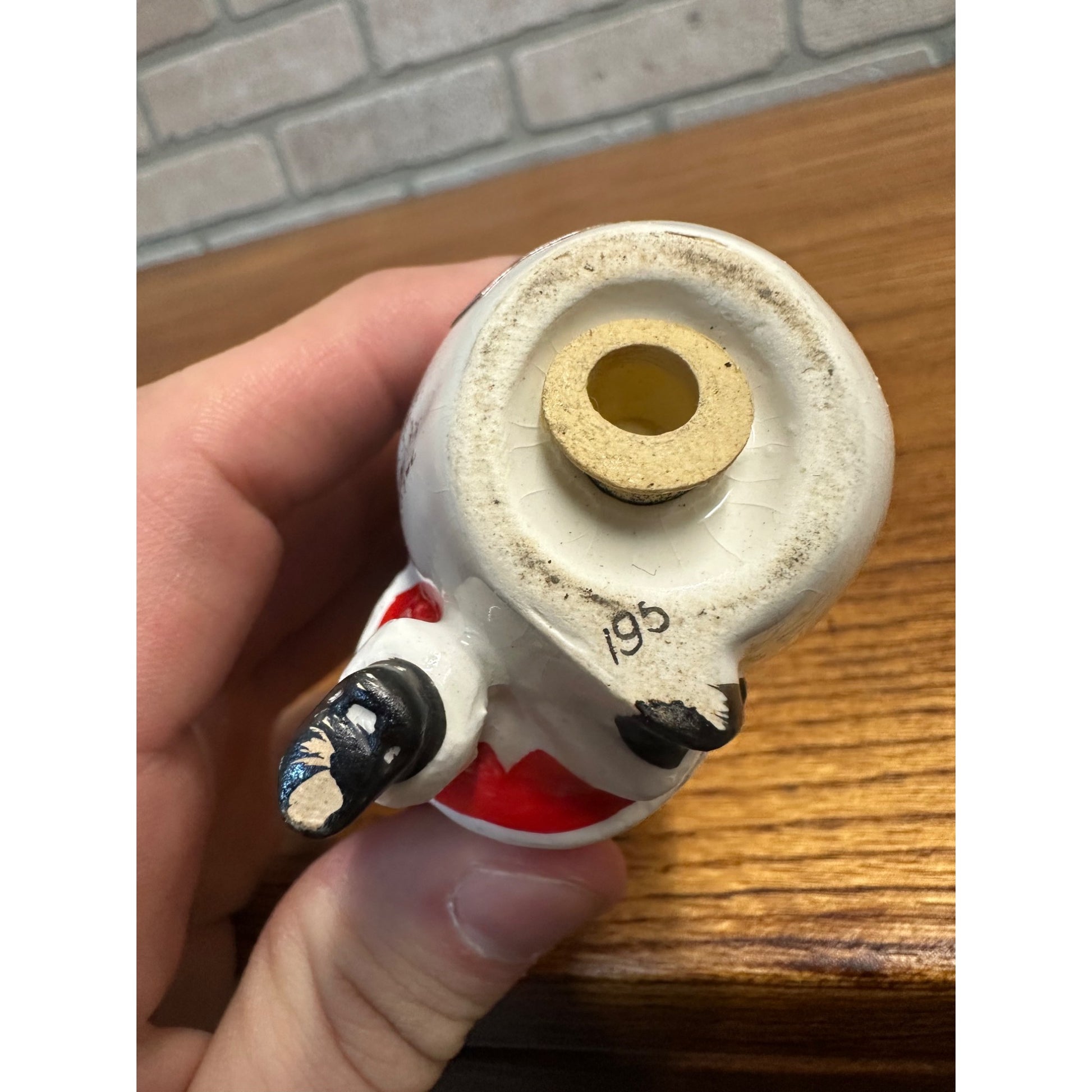 Rare Vintage MCM Lefton Santa Claus Pair Toy Sacks Christmas Salt Pepper Shakers