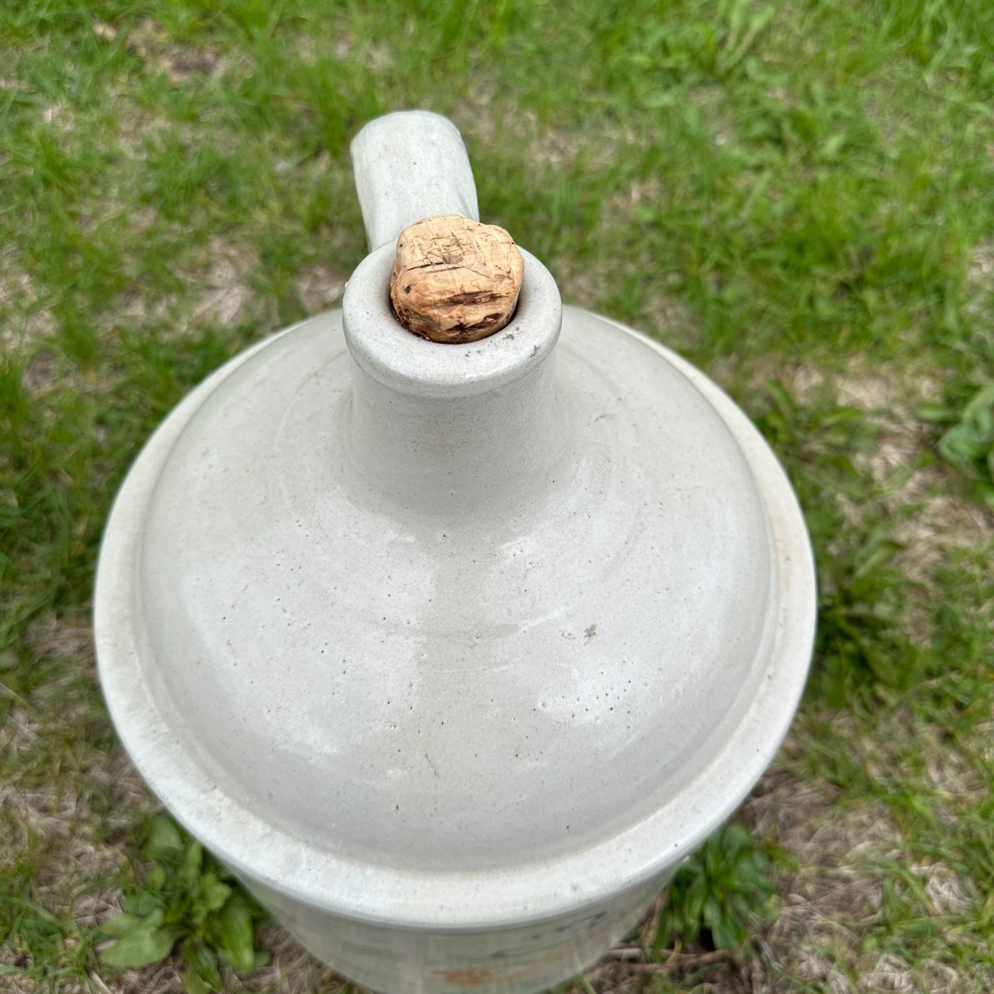 Antique 3 Gallon Red Wing Stoneware Jug Crock