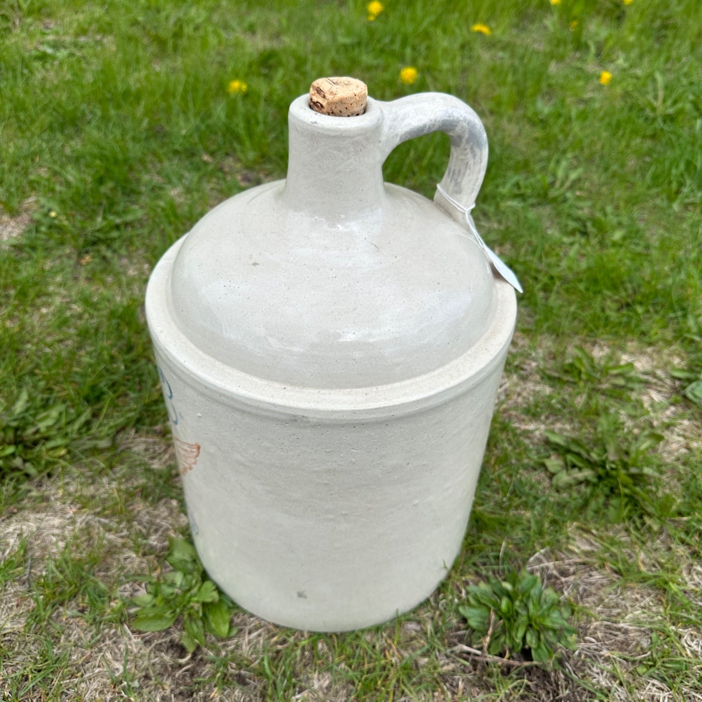 Antique 3 Gallon Red Wing Stoneware Jug Crock