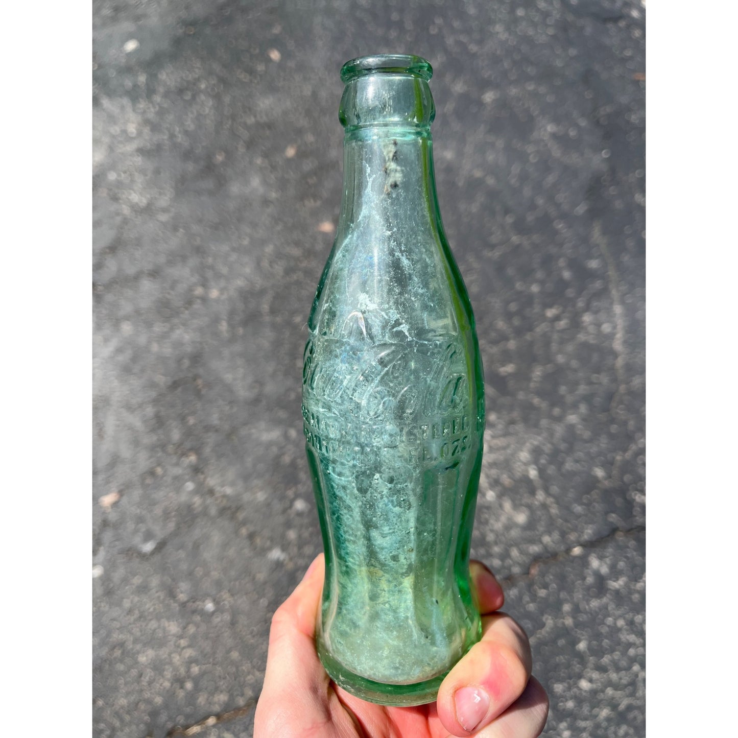 Antique Coca-Cola Coke Glass Bottle Hobbleskirt Dec 25 1923 Milwaukee WI