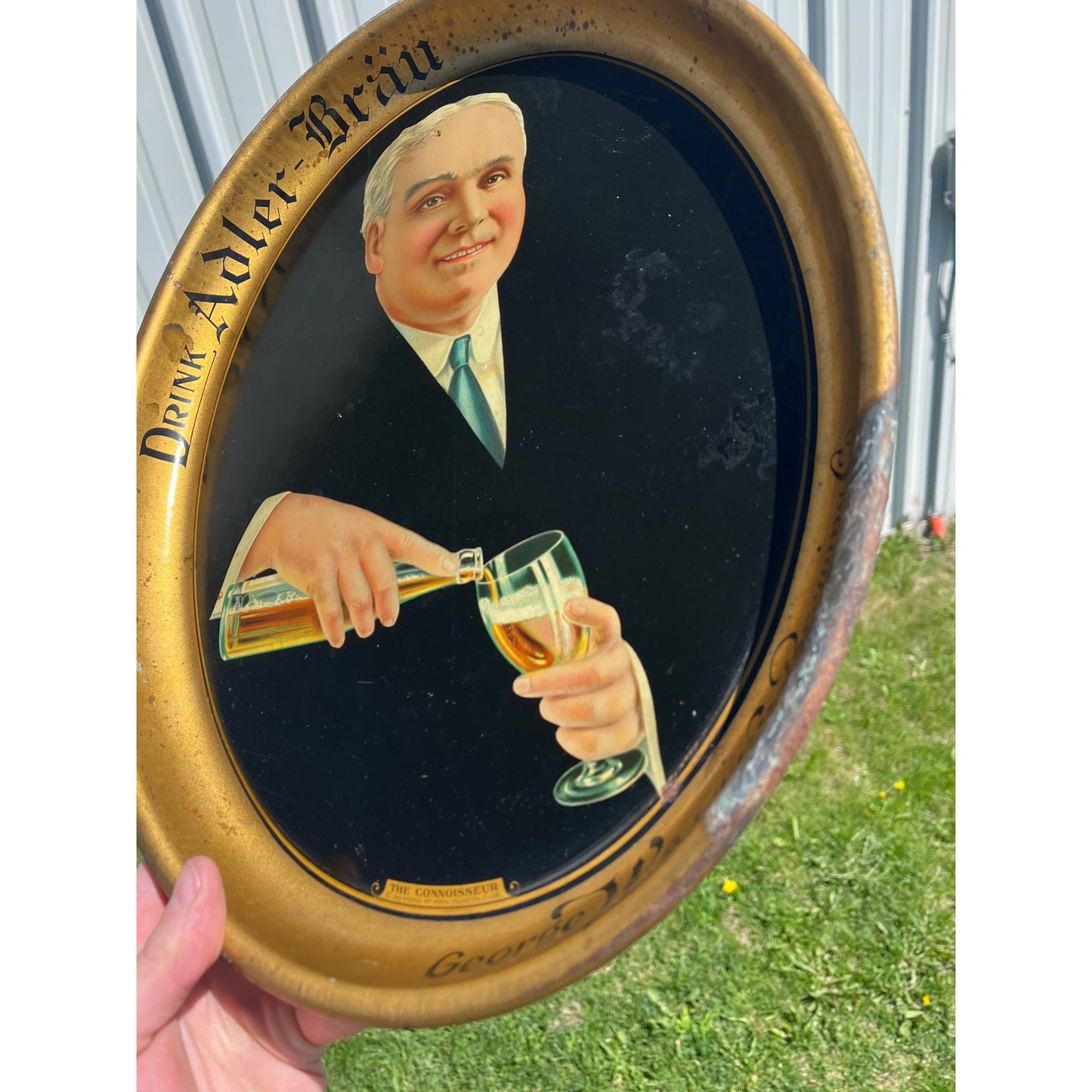 Pre-Prohibition Adler Brau Walter Brewing Appleton Wisconsin Beer Tray