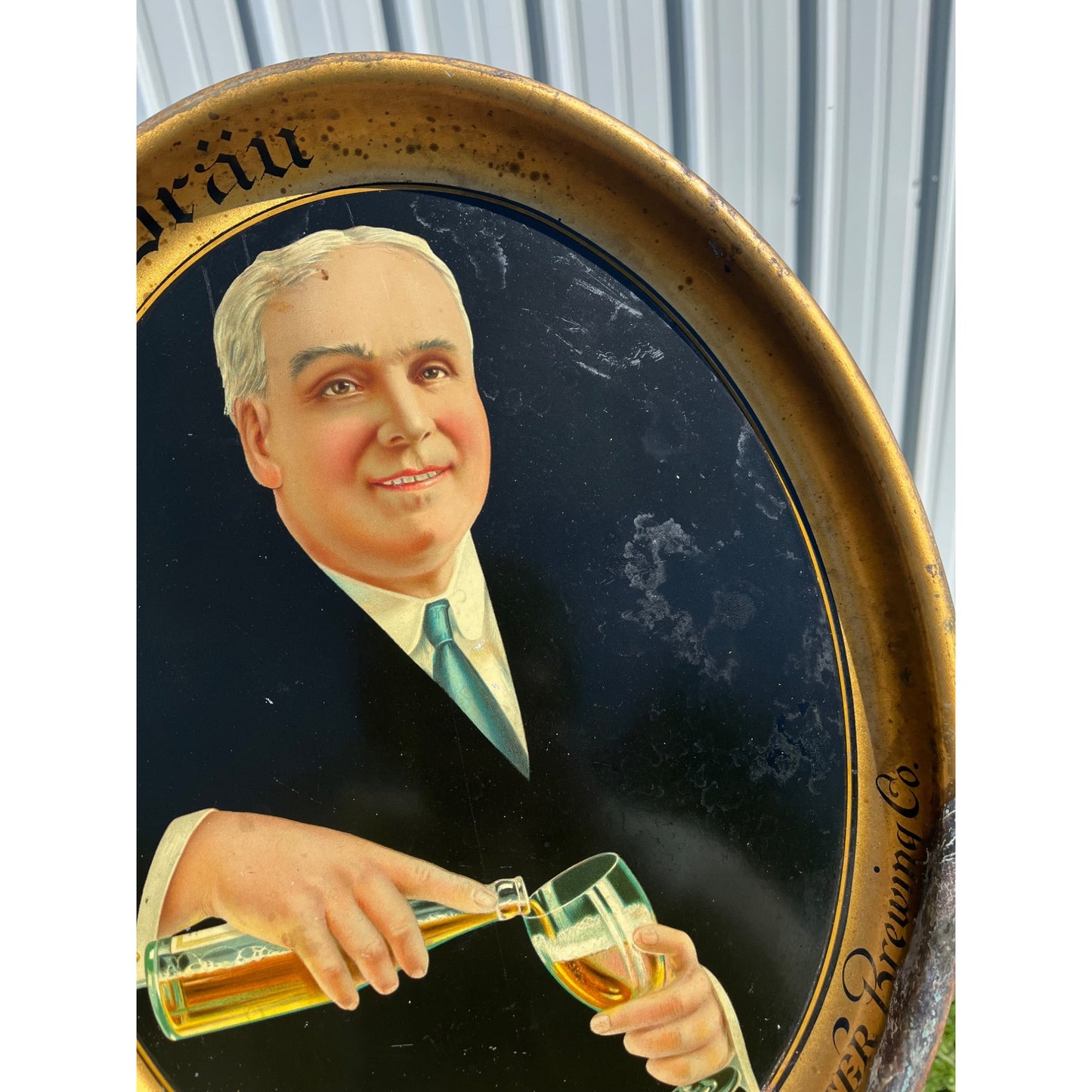 Pre-Prohibition Adler Brau Walter Brewing Appleton Wisconsin Beer Tray