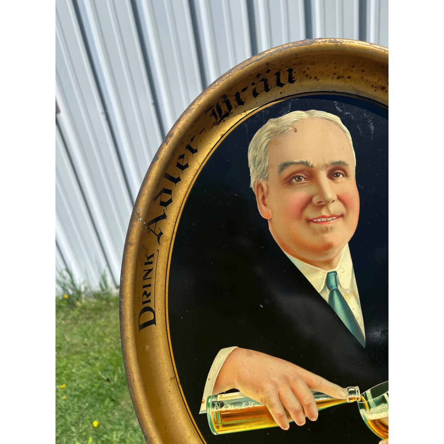 Pre-Prohibition Adler Brau Walter Brewing Appleton Wisconsin Beer Tray