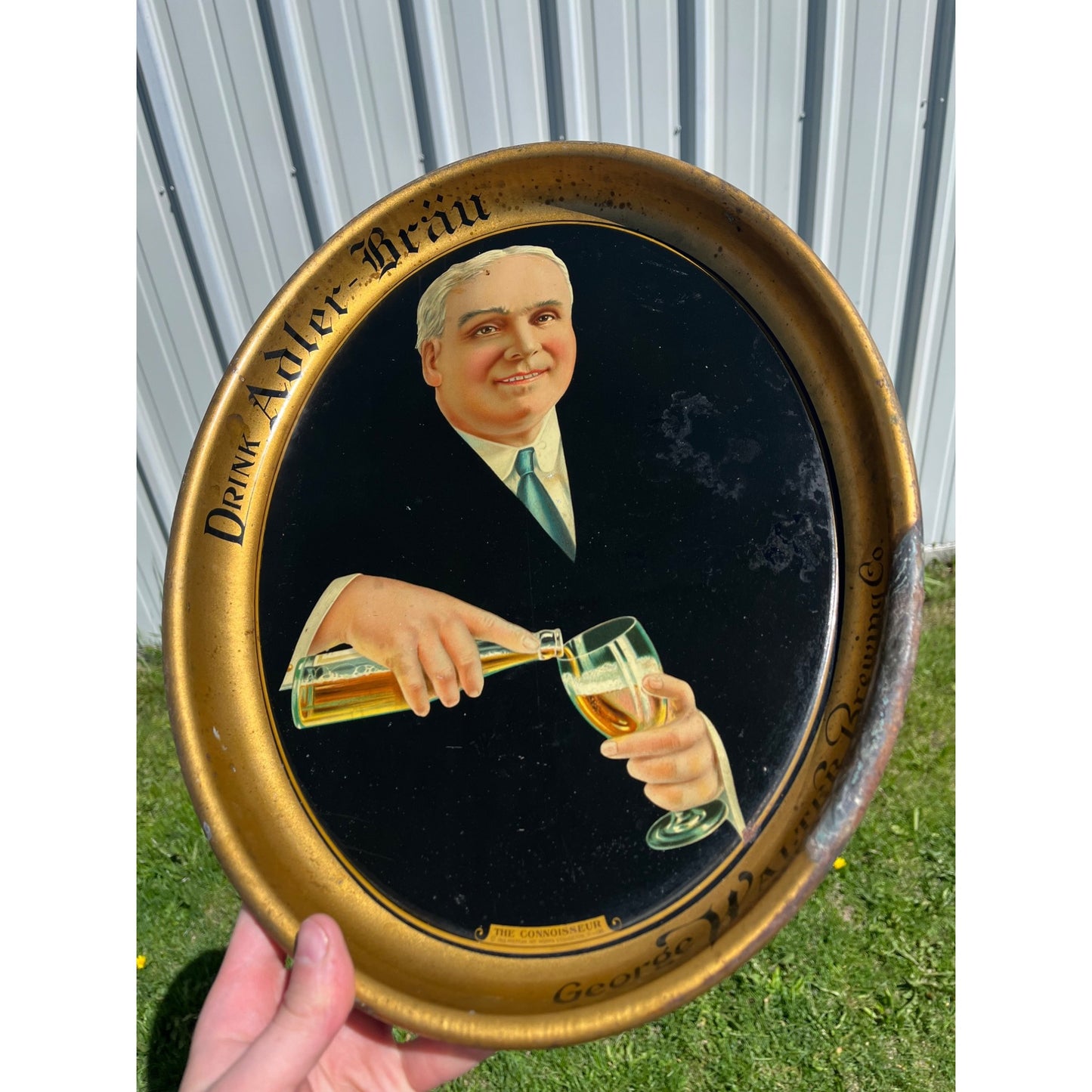 Pre-Prohibition Adler Brau Walter Brewing Appleton Wisconsin Beer Tray