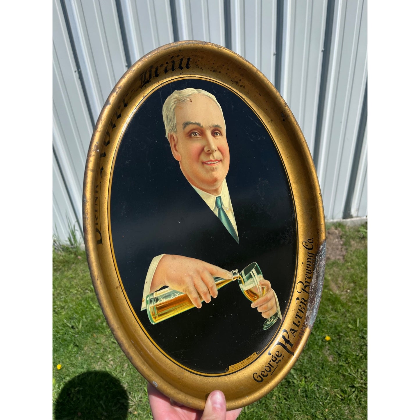 Pre-Prohibition Adler Brau Walter Brewing Appleton Wisconsin Beer Tray