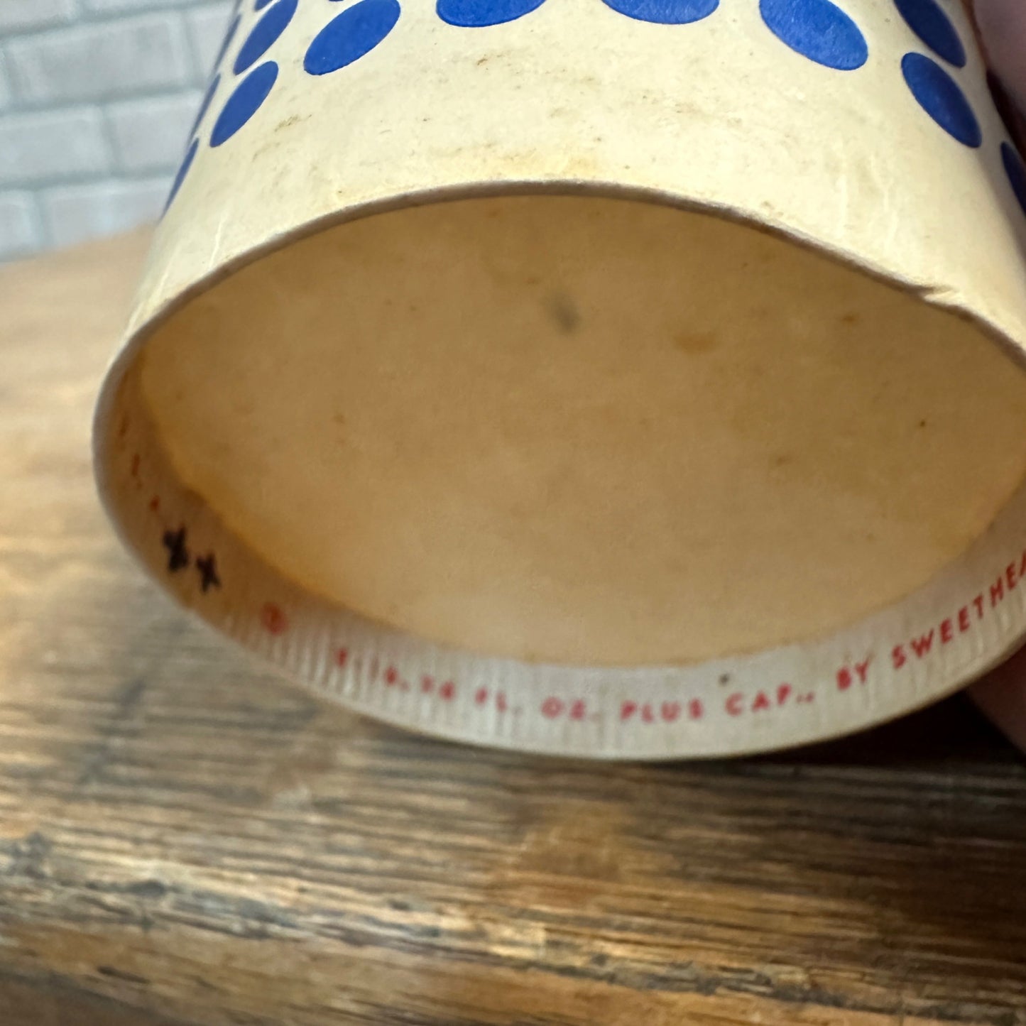Vintage Have A Pepsi Dot 16oz Soda Promotional Wax Paper Cup Pepsi Cola