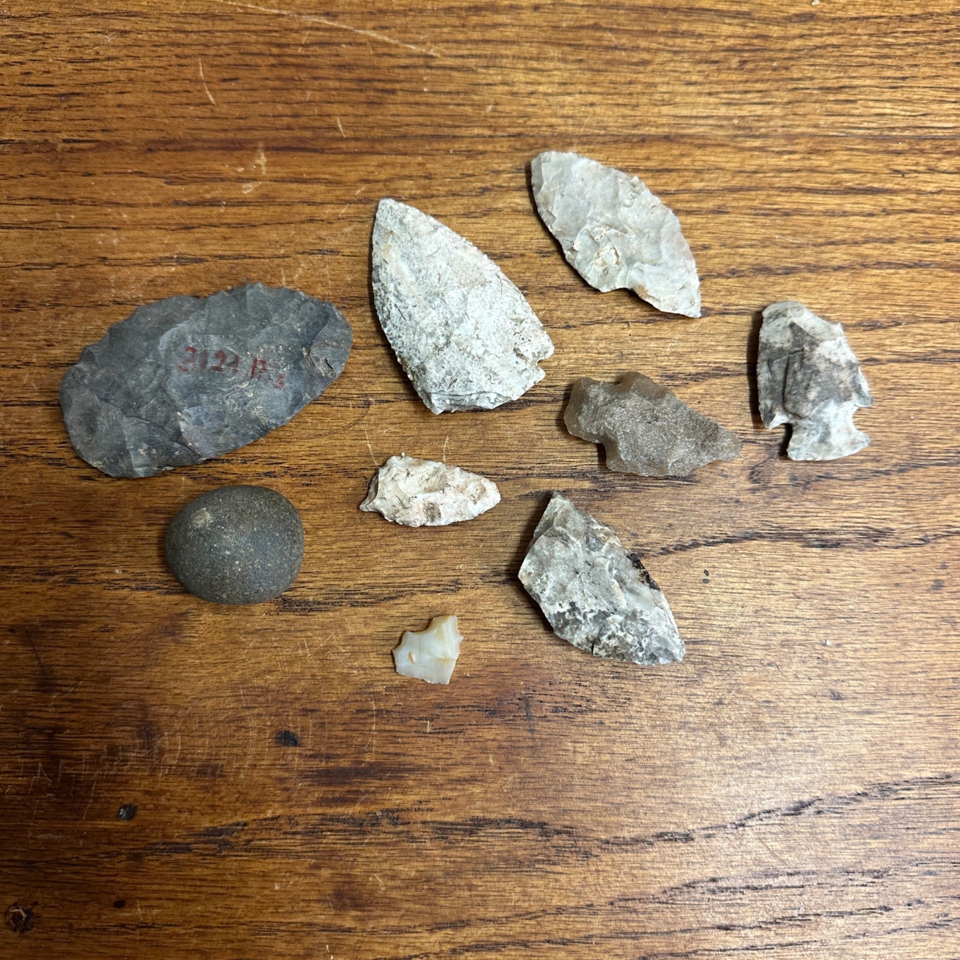 Original Native American Indian Artifacts Dug Found - Rock County Wisconsin