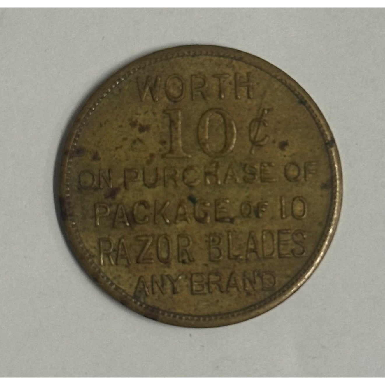 1932 Walgreen Drug Store, Milwaukee, Wisconsin Prosperity Depression Trade Token