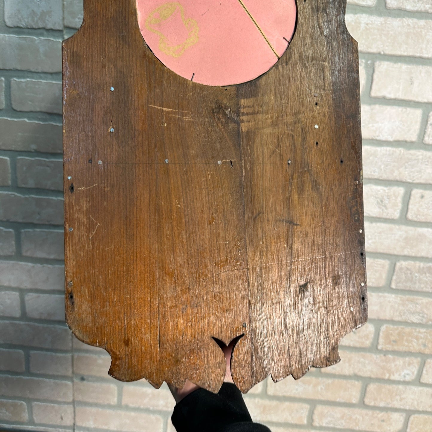 Antique Wooden Wall Shaving Cabinet w/ Mirror Victorian Medicine Cabinet