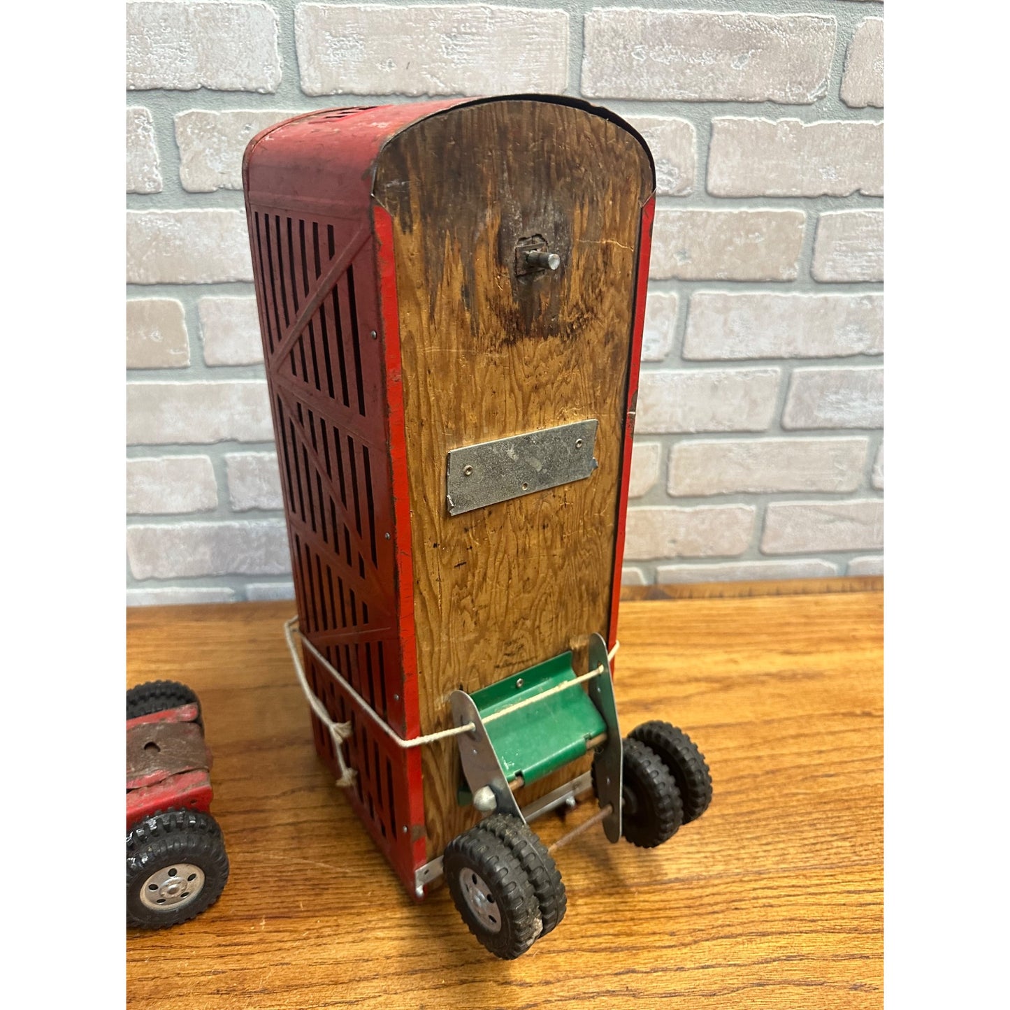 Vintage 1956 Tonka Toys Livestock Van / Cargo King - Tractor /Trailers