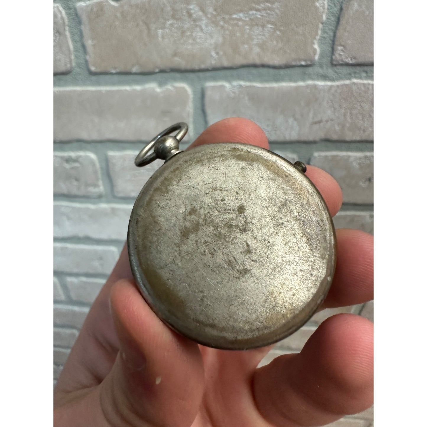 Vintage Testrite Germany Pocket Compass 1.5" Hunting Camping Outdoorsman