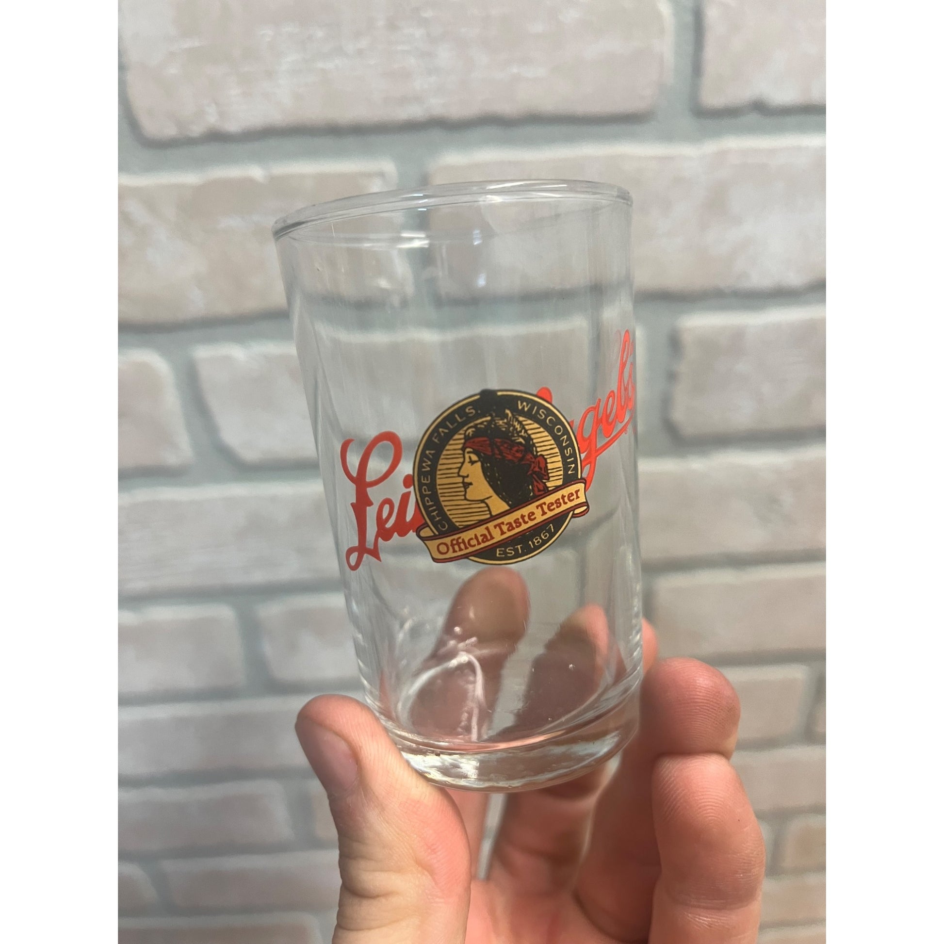 Vintage Leinenkugels Beer Tester Sampler Shot Glass 3-3/8"