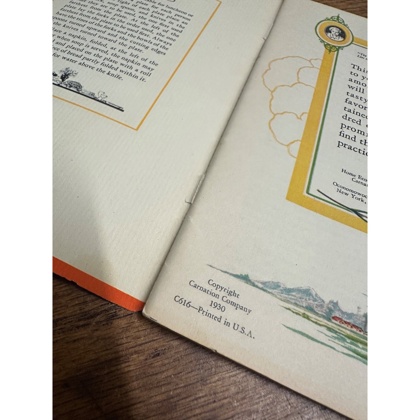Vintage 1930s Carnation Milk Advertising Cook Booklet 100 Glorified Recipes