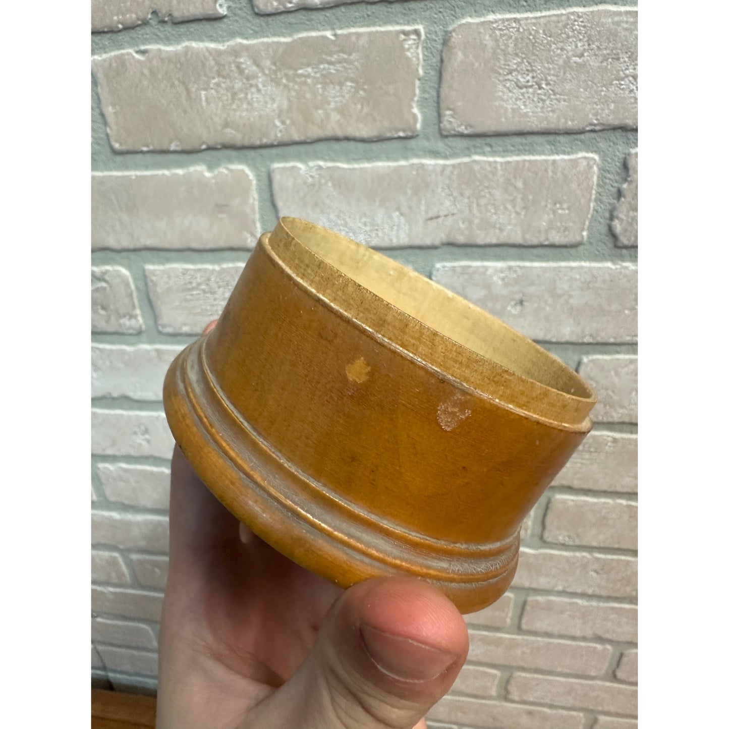 Antique J&P Coats Thread Advertising Sewing Box Victorian Mauchline Ware Lake