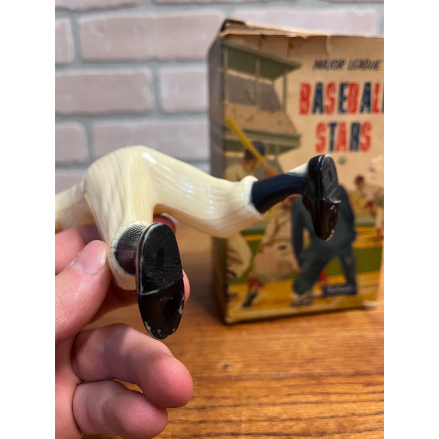 Original 1958 Mickey Mantle Hartland Plastic Figure w/ Box Yankees #910
