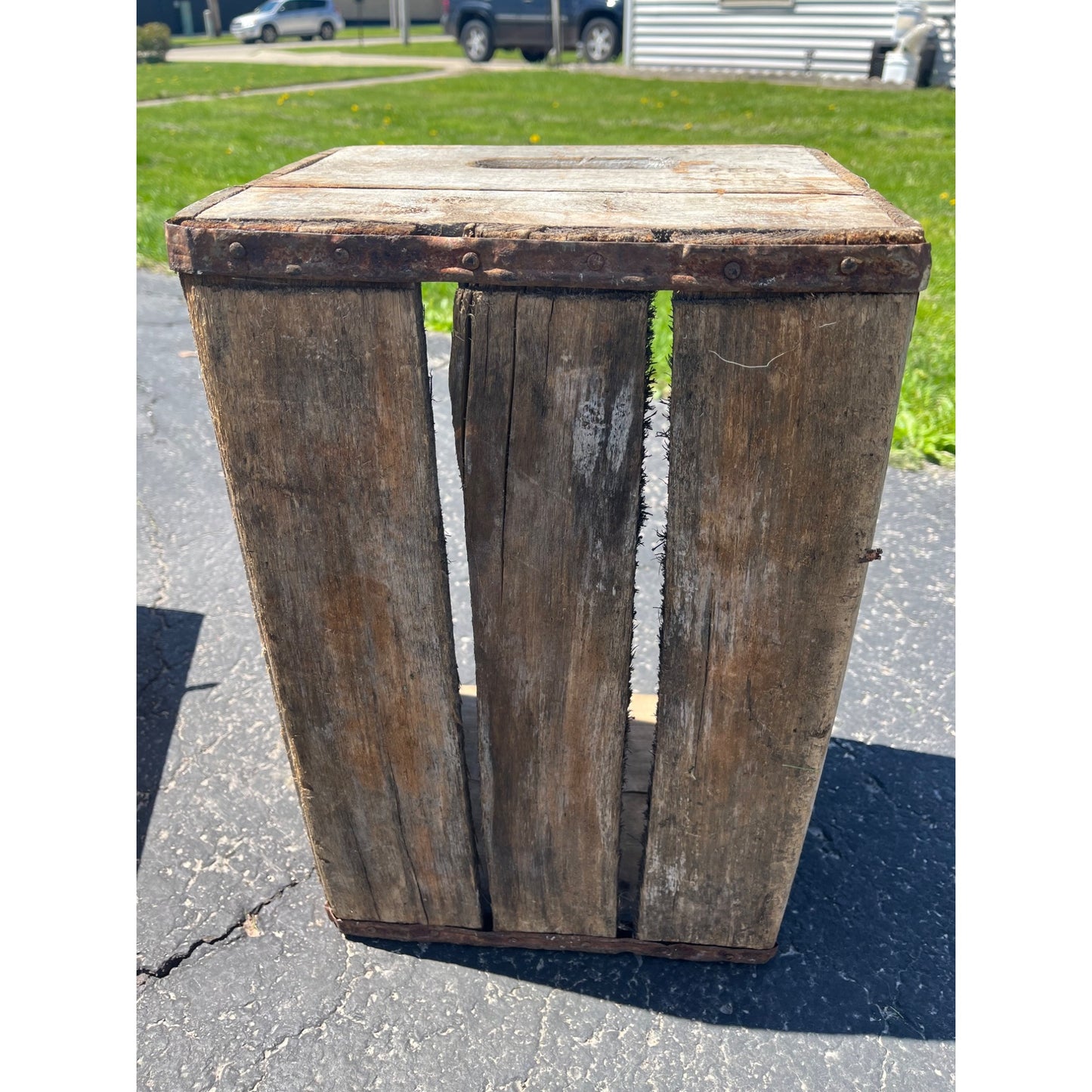 Vintage 1950s Pepsi Cola Soda Wooden Bottle Crate Case Wood Advertising
