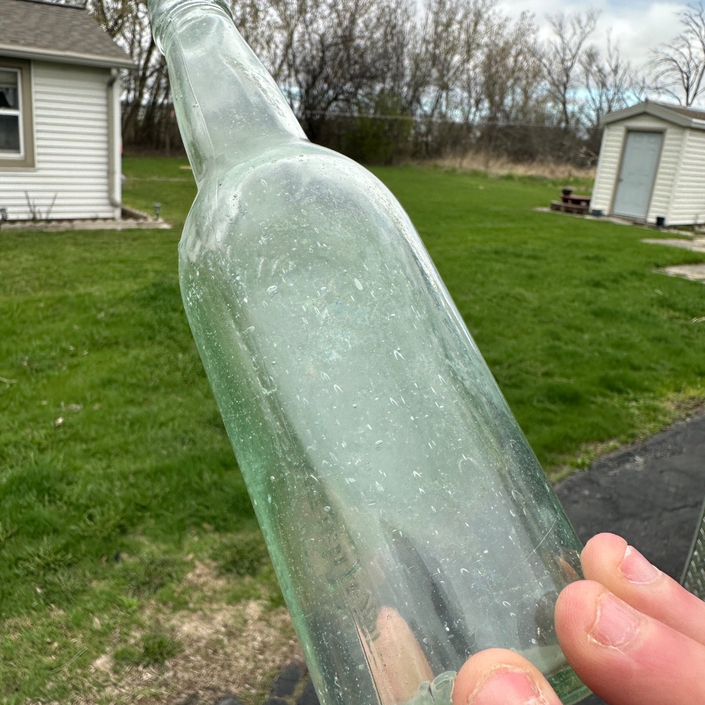 Vintage Weber Brew Co. Waukesha Wisconsin Beer Bottle Embossed
