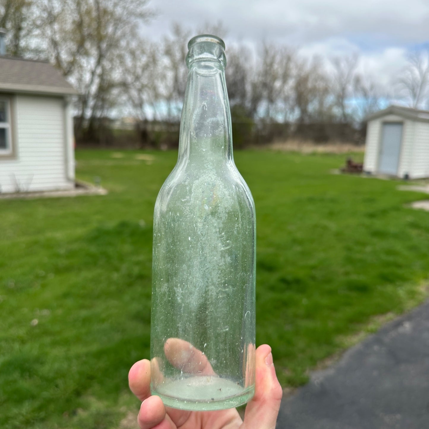 Vintage Weber Brew Co. Waukesha Wisconsin Beer Bottle Embossed