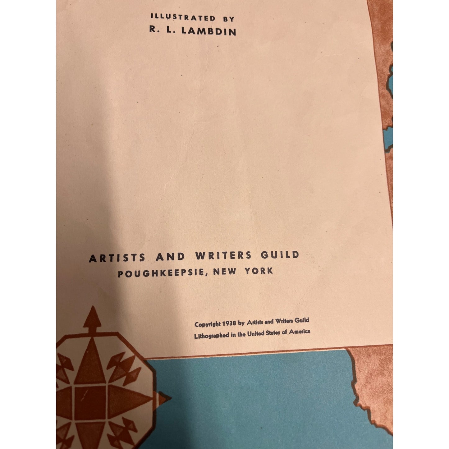 Vintage 1938 Indians: The Story of a Blackfoot Indian Boy Childrens Book