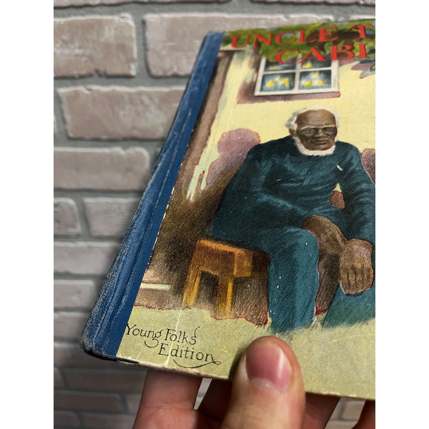 Vintage c1910s Uncle Tom's Cabin Childrens Book Hardcover Donohue Young Folks
