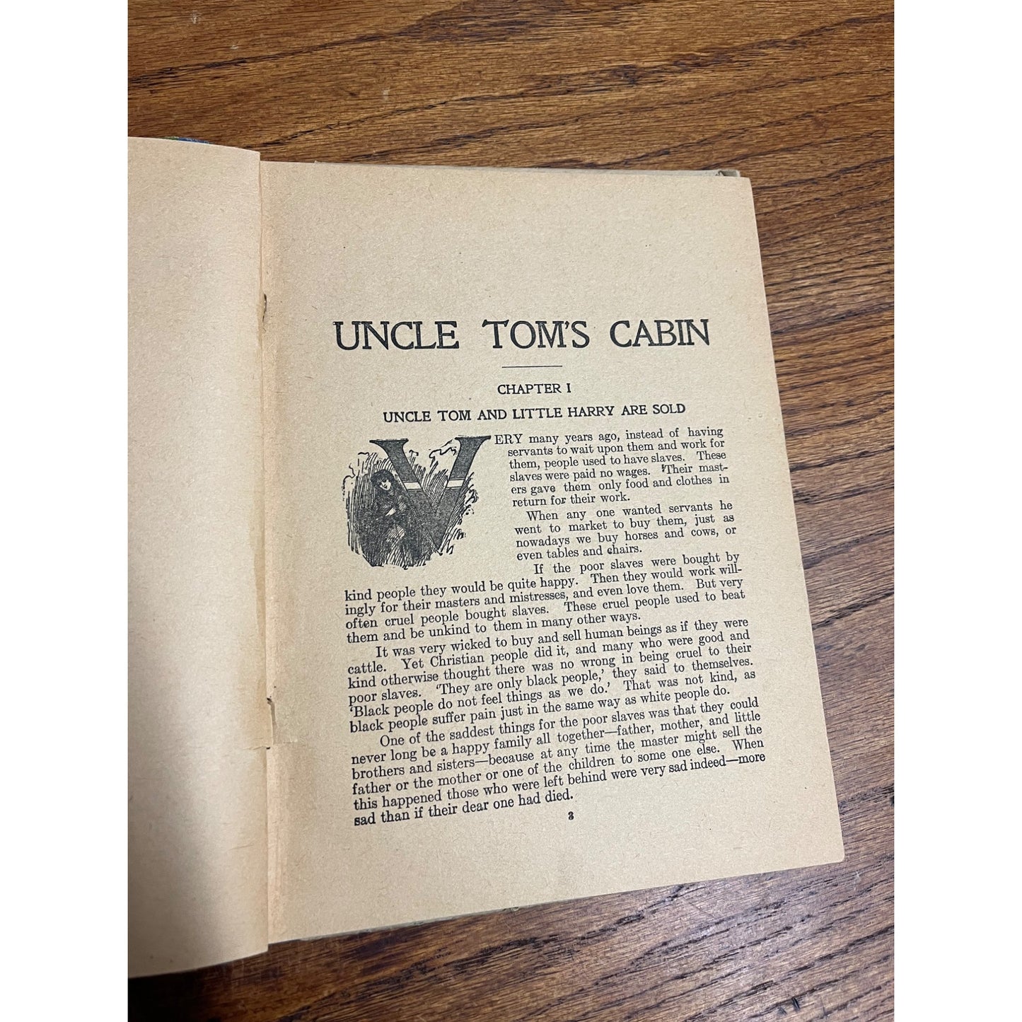 Vintage c1910s Uncle Tom's Cabin Childrens Book Hardcover Donohue Young Folks