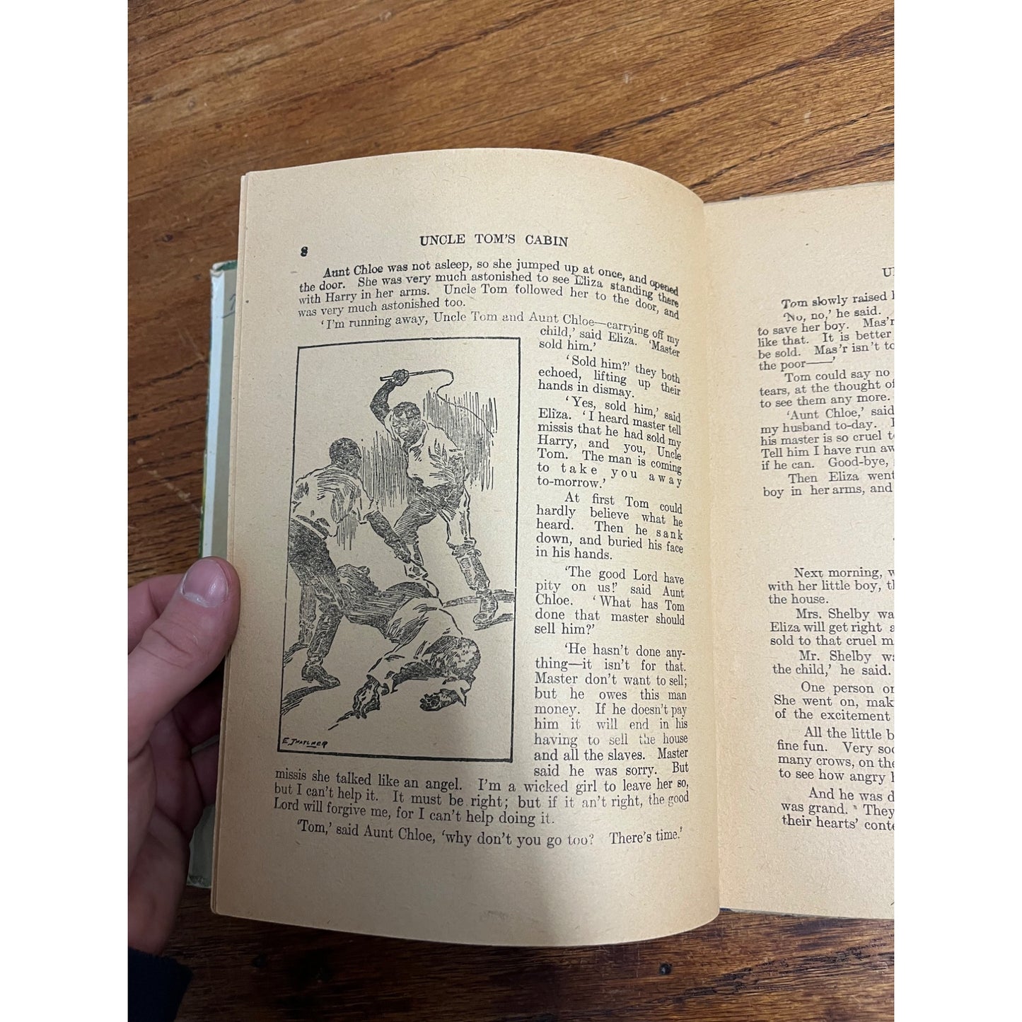 Vintage c1910s Uncle Tom's Cabin Childrens Book Hardcover Donohue Young Folks