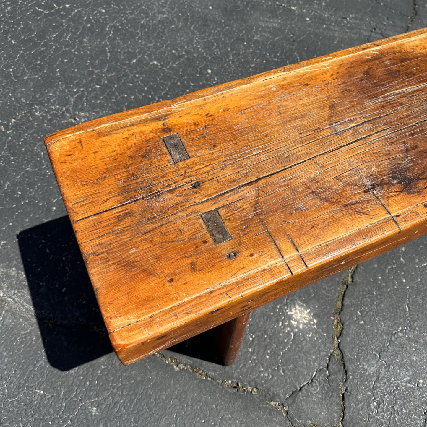 Antique Primtive Bench Entry Way Hallway Rustic Farmhouse Country