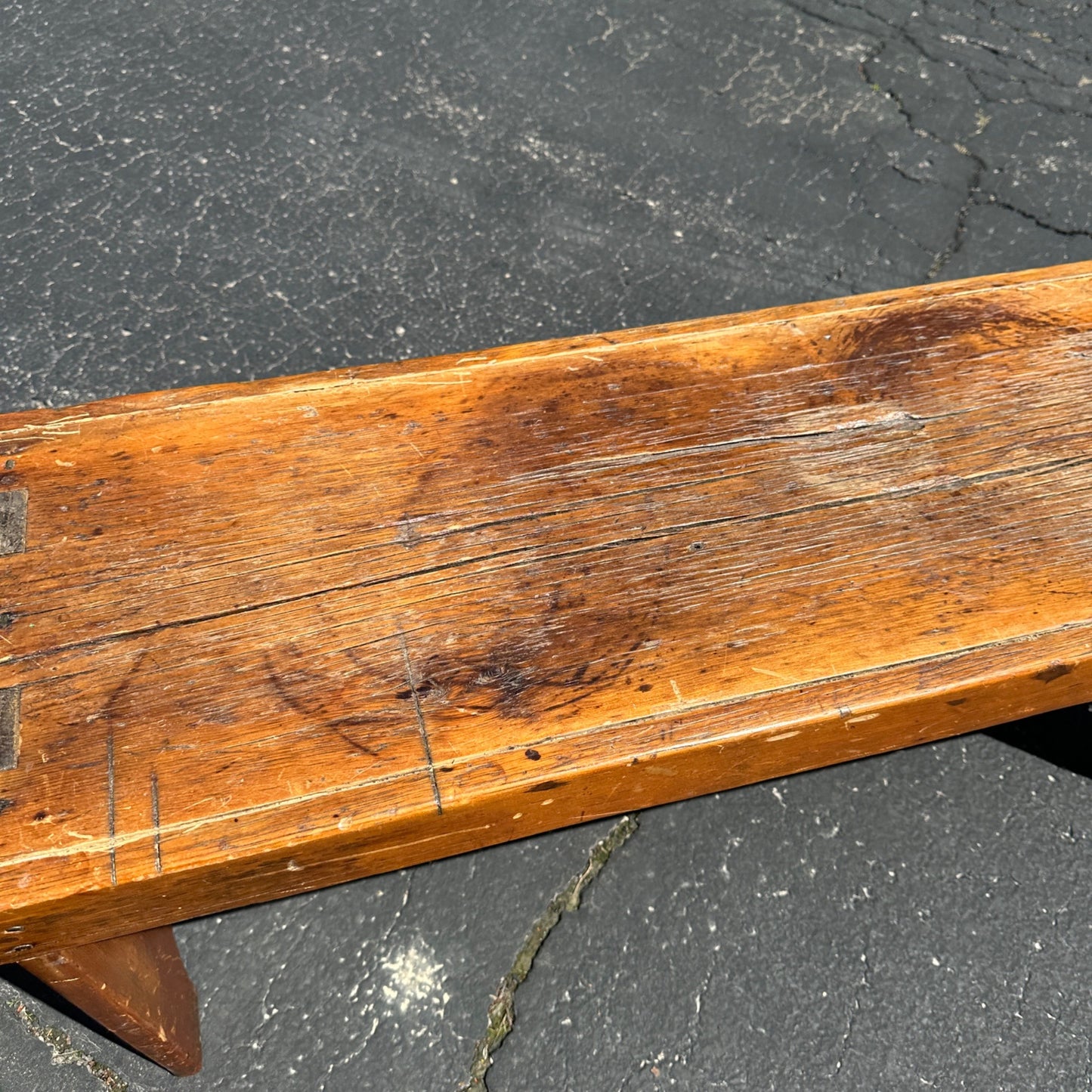 Antique Primtive Bench Entry Way Hallway Rustic Farmhouse Country