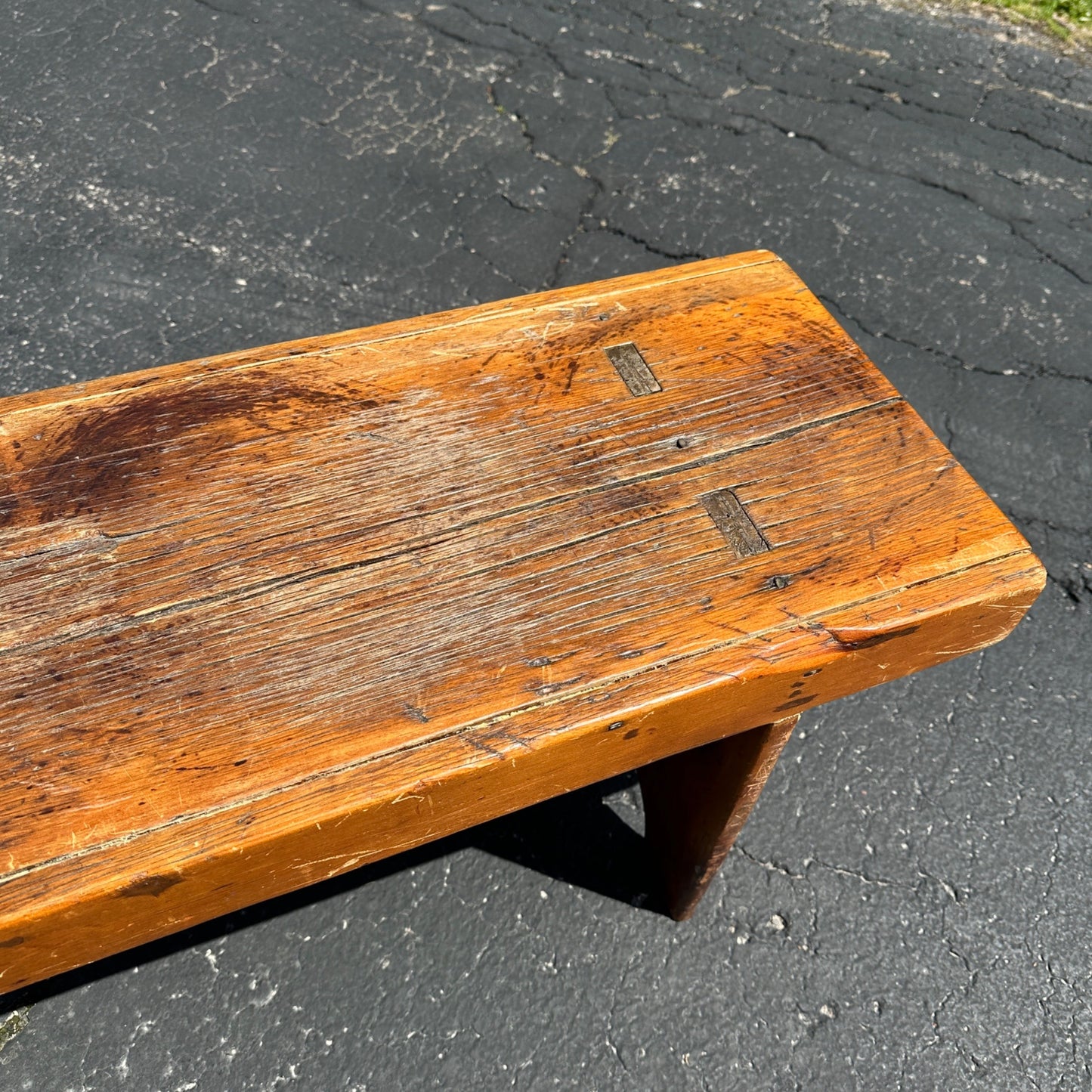 Antique Primtive Bench Entry Way Hallway Rustic Farmhouse Country