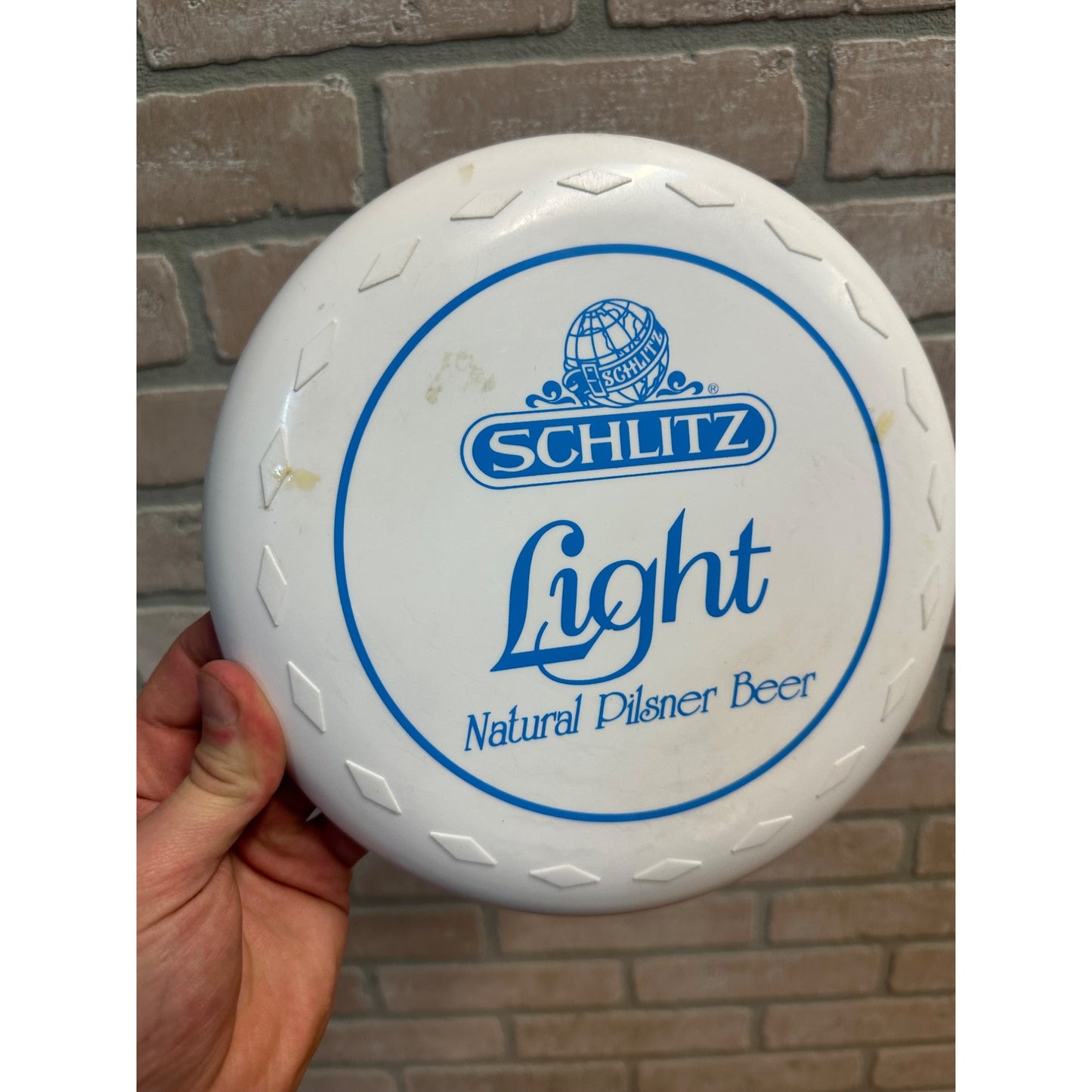 Vintage Old Milwaukee Beer & Schlitz Light Plastic 9" Promo Frisbees Discs