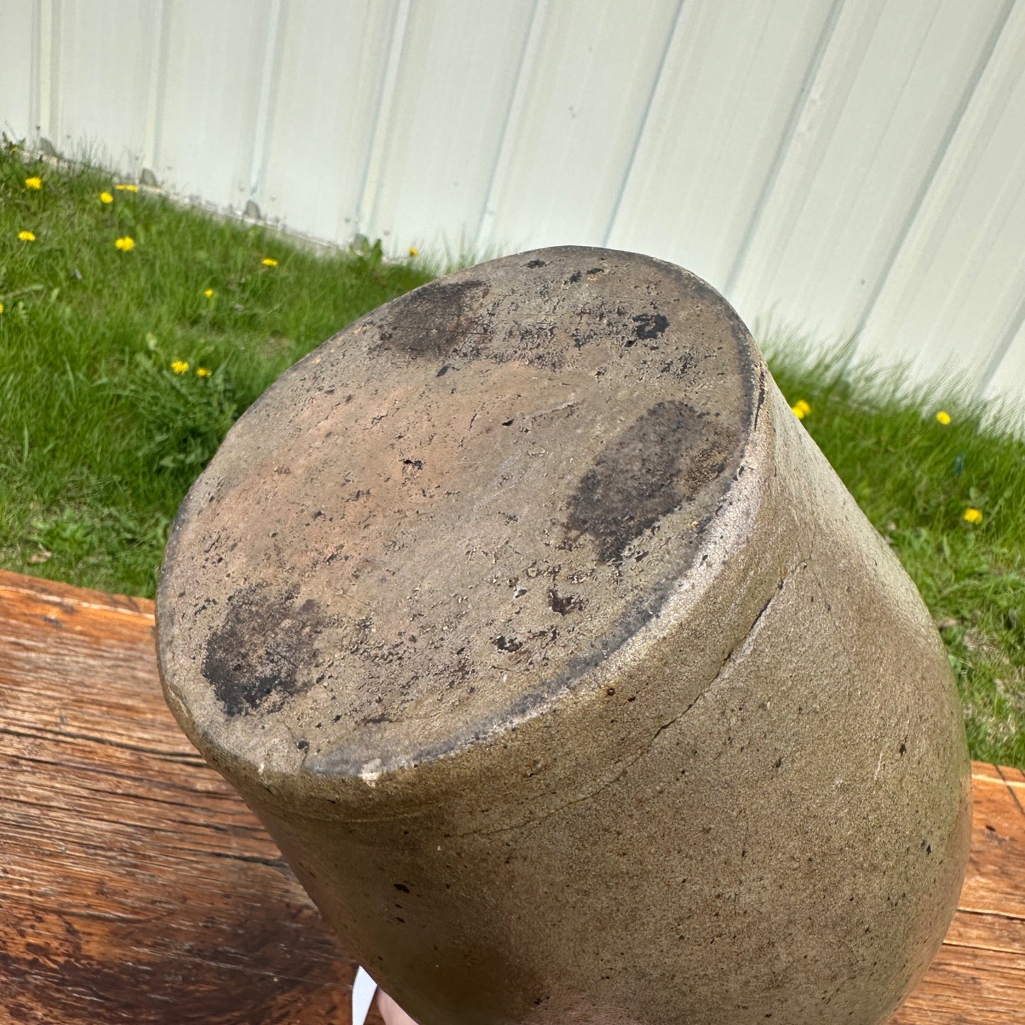 Antique 2 Gallon C. Hermann Milwaukee Stoneware Jug Ovoid Salt Glaze Early Pottery