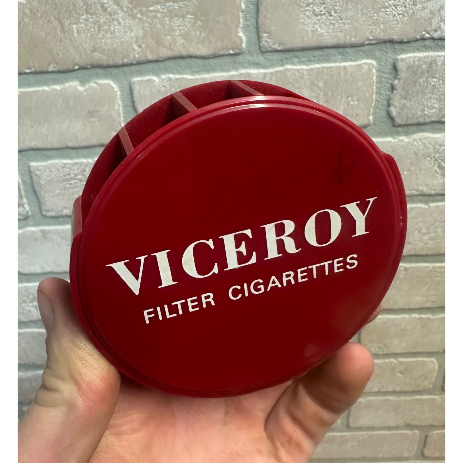 Vintage 1950s Viceroy Cigarettes Plastic Pen or Cigarette Holder - Stick on Wall