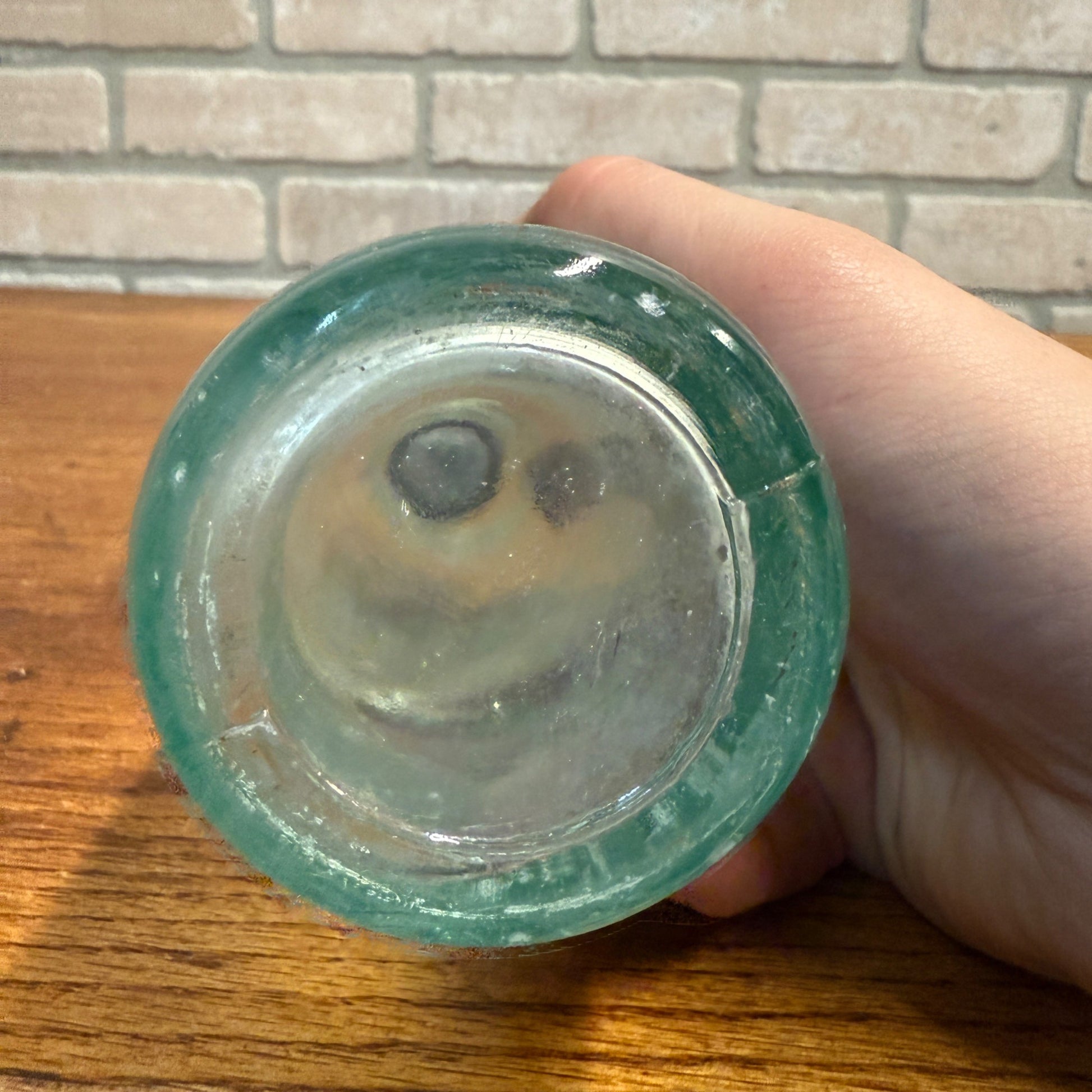 RARE Antique Edw. Koepke -- West Bend, Wis -- Hutchinson Soda Blob Bottle WI