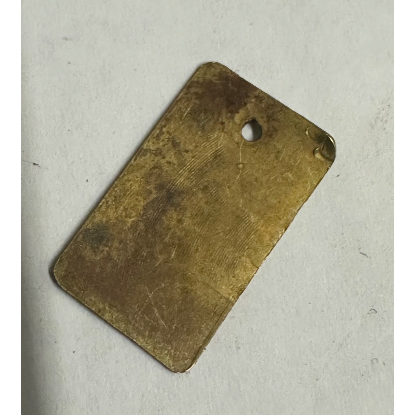 Vintage 1931 Wisconsin Trap Tag Trapping Hunting License