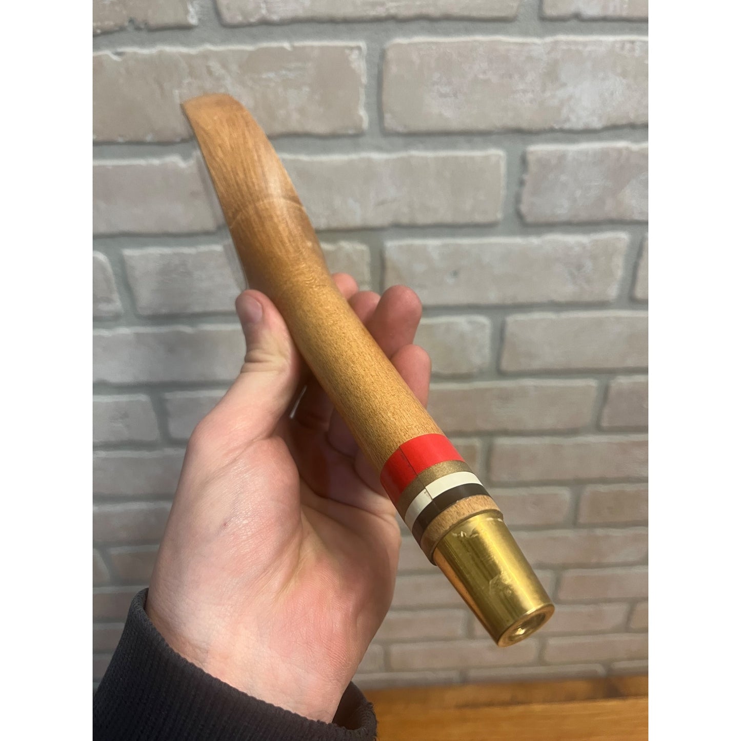 Vintage Leinenkugels Beer 11" Wooden Wood Tap Handle Bar Pub
